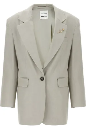 MARELLA X Emily Ratajkowski single-breasted blazer