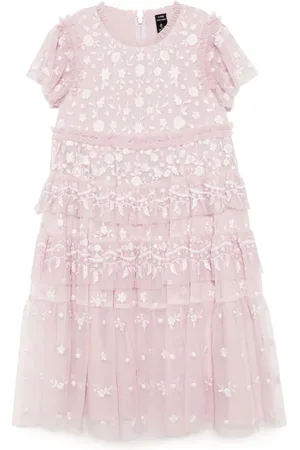 Needle & Thread Floral-embroidered dress