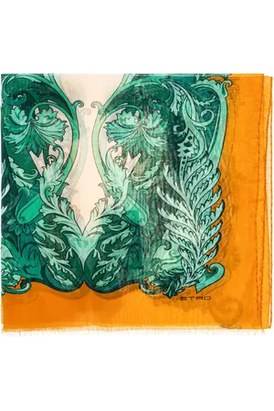 Etro Botanical-print scarf