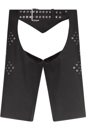 Ludovic De Saint Sernin Chaps denim shorts