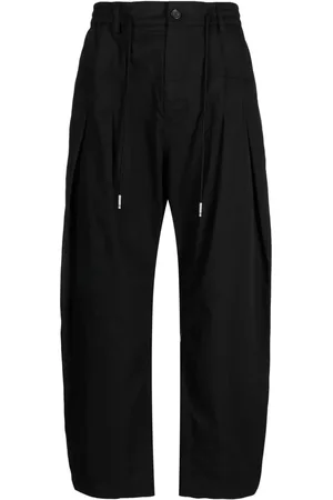 SONGZIO Pleat-detailing drawstring trousers
