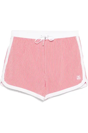 corneliani Striped swim shorts