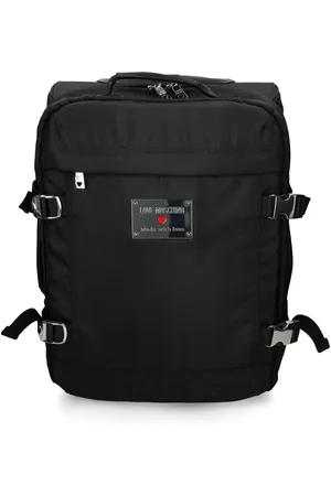Moschino Logo plaque luggage