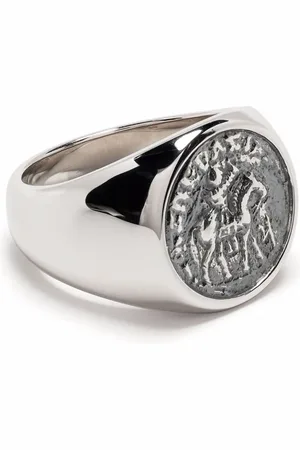 TOM WOOD Alexander the Great coin signet ring