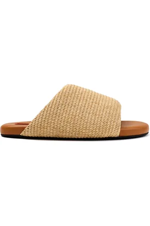 SIMON MILLER Raffia Bubble slides