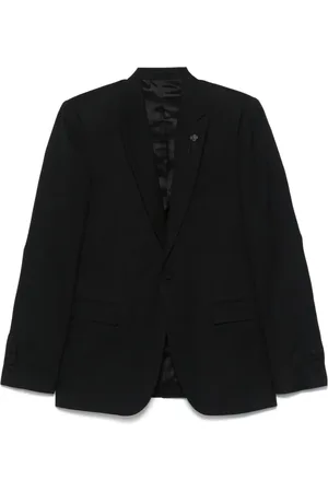 LARDINI Brooch-detail blazer