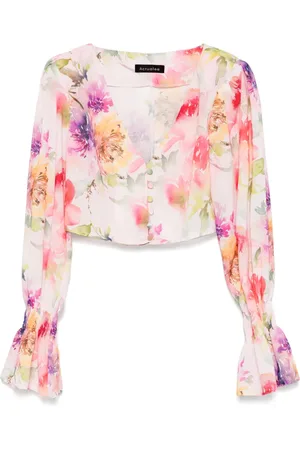 ACTUALEE Floral-print blouse