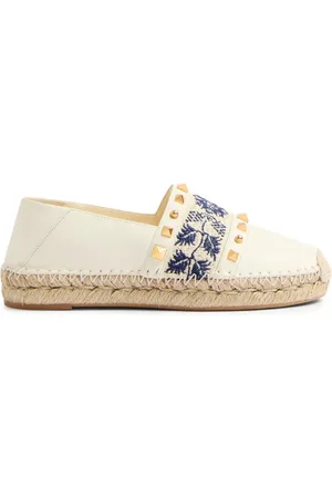 VALENTINO GARAVANI 20mm grape-embroidered espadrilles