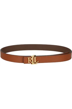 Ralph Lauren Logo-buckle leather belt