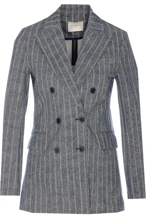 Circolo Pinstriped double-breasted blazer