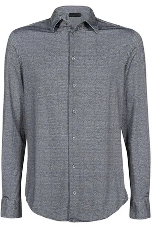 Emporio Armani Houndstooth pattern shirt