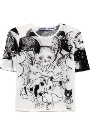 Chopova Lowena Cat Consort short-sleeved top