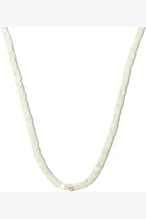 Sydney Evan 14kt yellow mother-of-pearl and diamond necklace