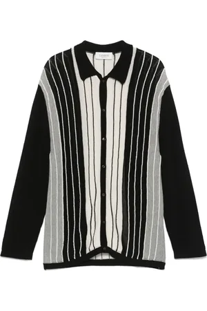 LANEUS Fine-knit shirt