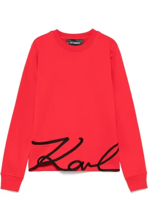 Karl Lagerfeld Logo-embroidered sweatshirt