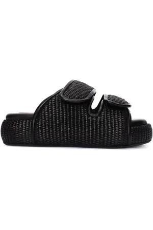 SIMON MILLER Raffia Cro slides