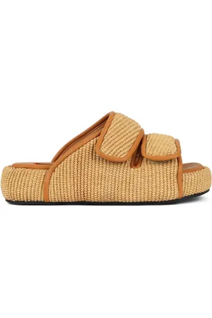 SIMON MILLER Raffia Cro slides