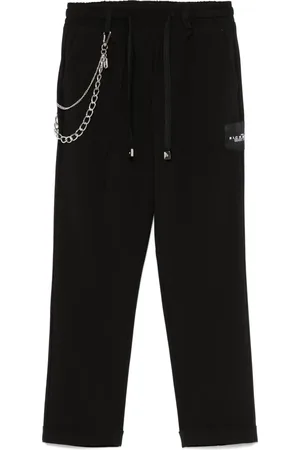 John Richmond Logo-patch trousers
