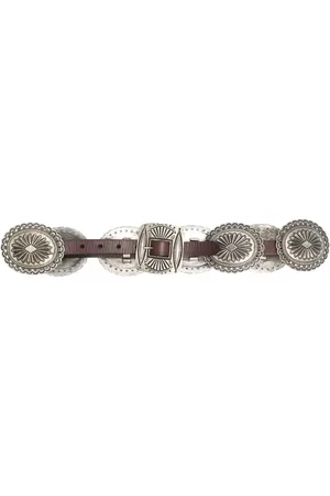 Ralph Lauren Western-style engraved buckle belt