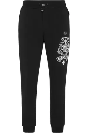Philipp Plein Graphic-detail tapered track pants