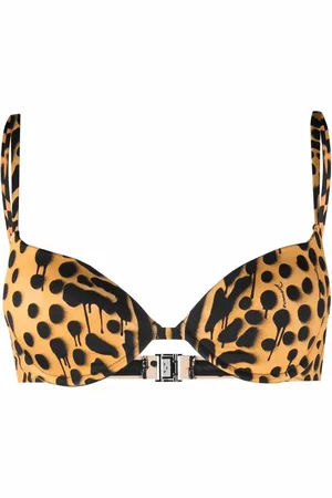 Dsquared2 Leopard print bikini top