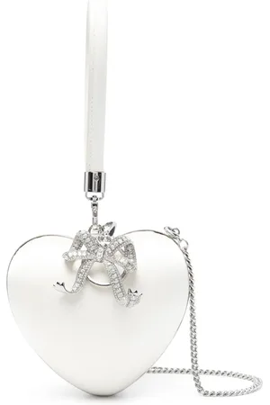 Self-Portrait Heart clutch bag