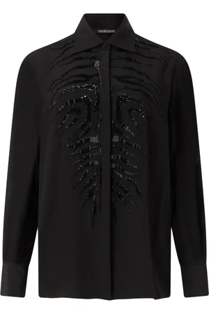 Roberto Cavalli Sequin-embellished shirt
