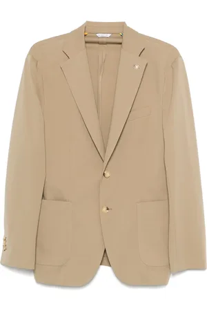 Manuel Ritz Brooch-detail blazer