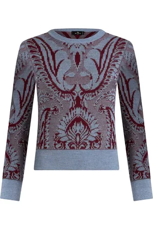 Etro Floral jacquard-knit wool jacket