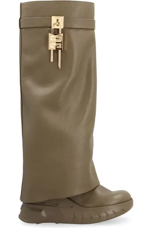 Givenchy Shark Lock Biker boots