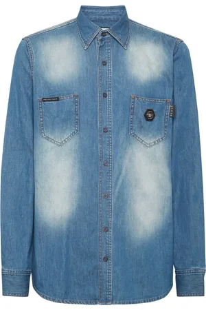 Philipp Plein Skull-appliqué shirt