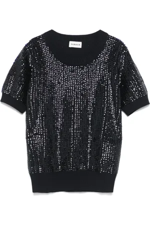 P.A.R.O.S.H. Sequin-embellished T-shirt