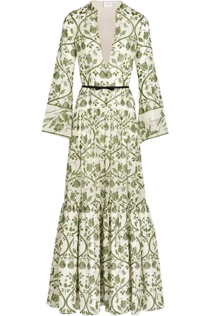 Giambattista Valli Floral-print kaftan dress