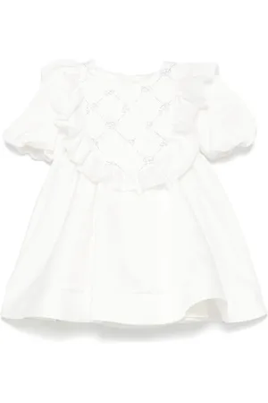 MISS BLUMARINE Logo-embellished dress