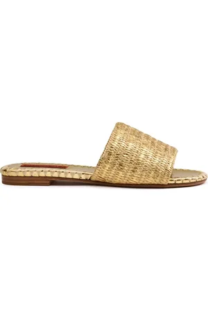 SIMON MILLER Raffia Salerno slides