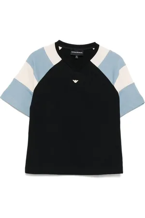 Emporio Armani Logo-embroidered T-shirt