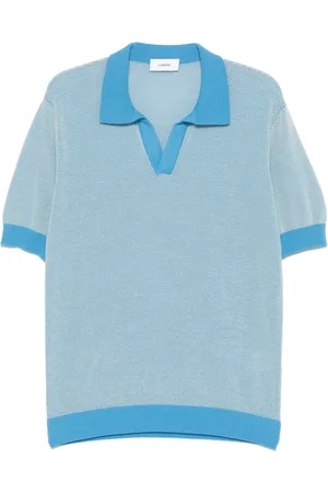 LARDINI Marl-knit T-shirt