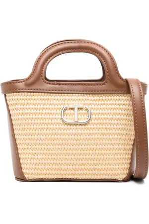 Twin-Set Raffia shoulder bag