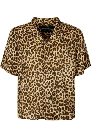 Stockholm Surfboard Club Leopard-print shirt