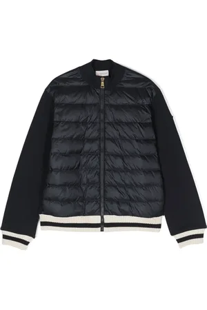 Moncler Logo patch padded bomber jacket