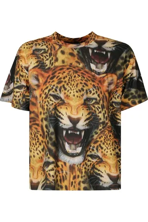 Stockholm Surfboard Club Leopard-print t-shirt