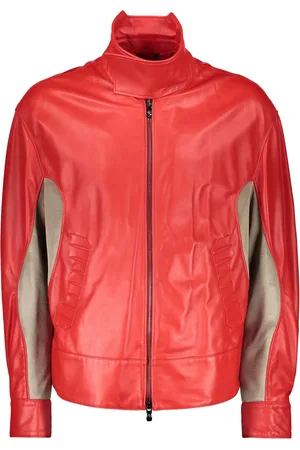FERRARI Lambskin bomber jacket