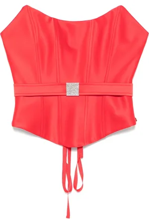 NISSA Taffeta corset top