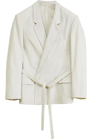 LEMAIRE Double-breasted belted blazer