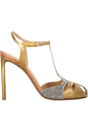 Francesco Russo 105mm crystal-embellished pumps
