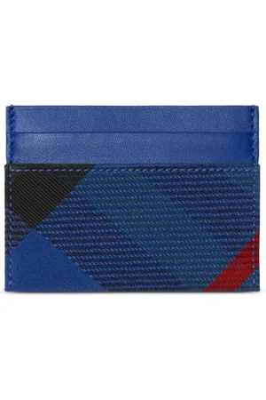 Burberry Checked leather cardholder