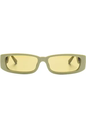 Linda Farrow Talita rectangle-frame sunglasses