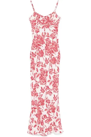 Sandro Floral-print maxi dress