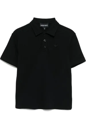 Emporio Armani Logo-patch polo shirt