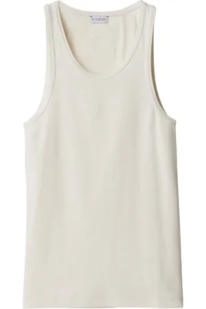 Burberry Equestrian Knight ribbed vest top